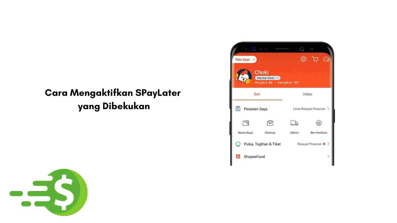 Cara Mengaktifkan SPayLater yang Dibekukan