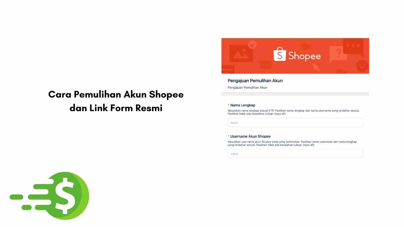 Cara Pemulihan Akun Shopee dan Link Form Resmi