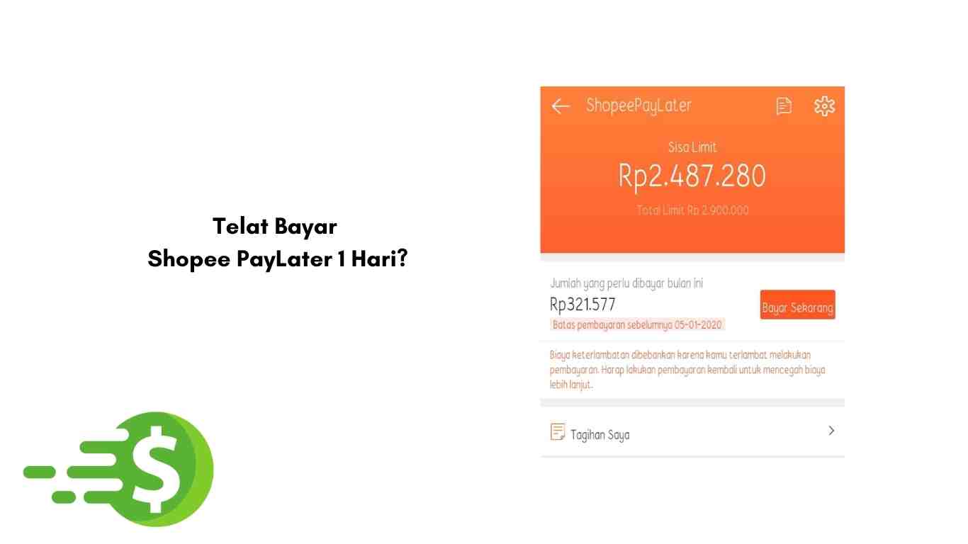 Telat Bayar Shopee PayLater 1 Hari